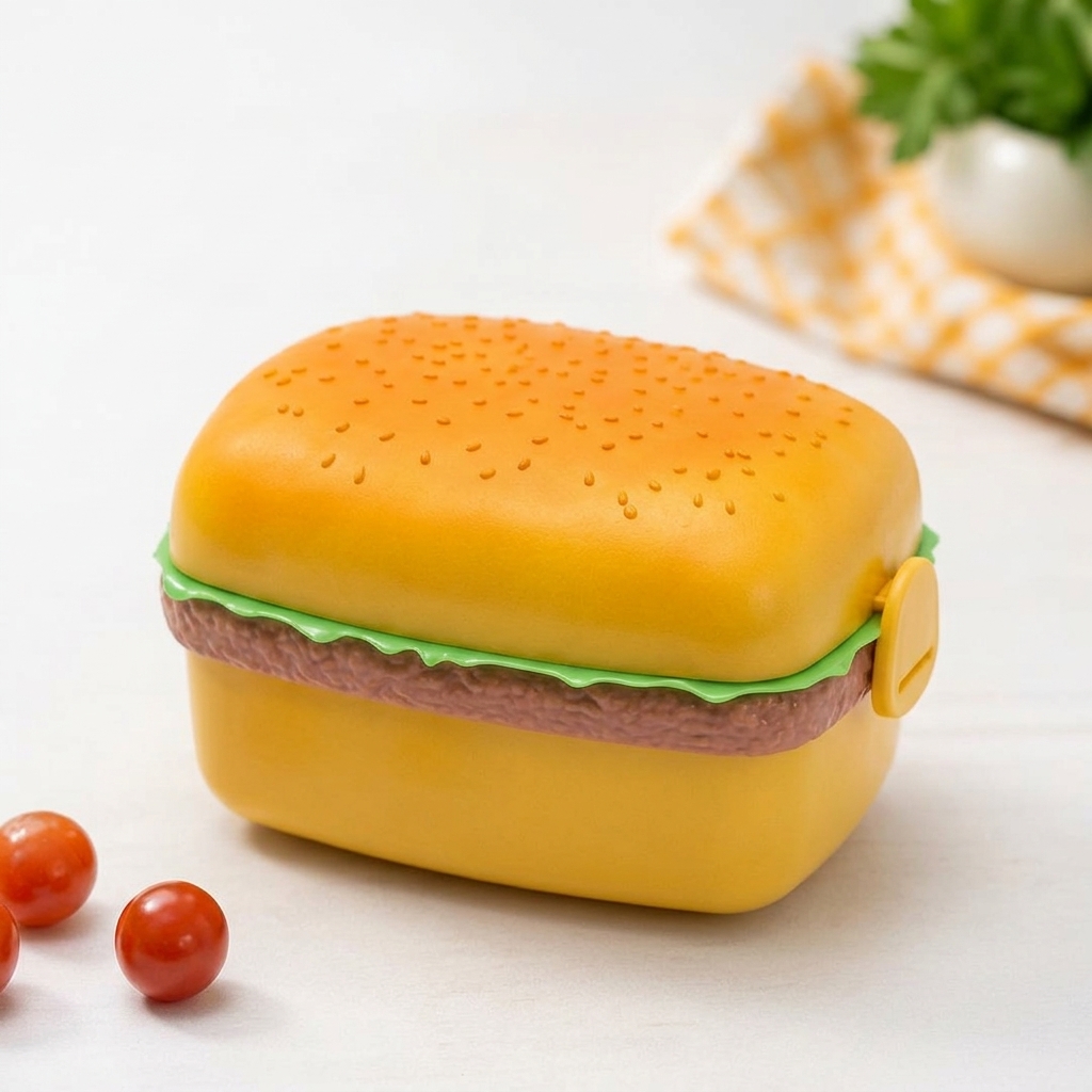 Hamburger Kids Lunch Box
